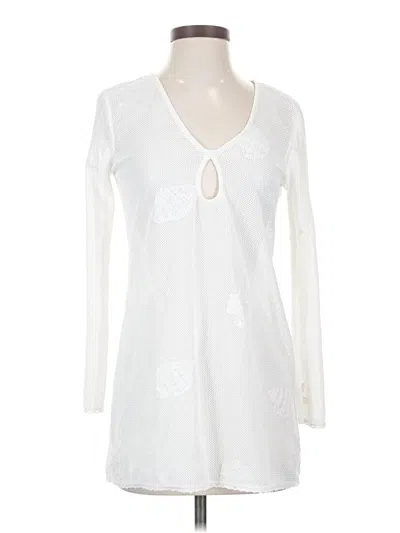 Pre-owned Blue Island Long Sleeve T-shirt In Ivory