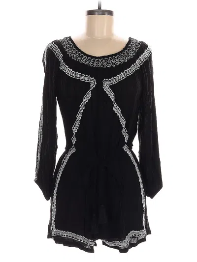 Pre-owned Blue Island Romper In Black