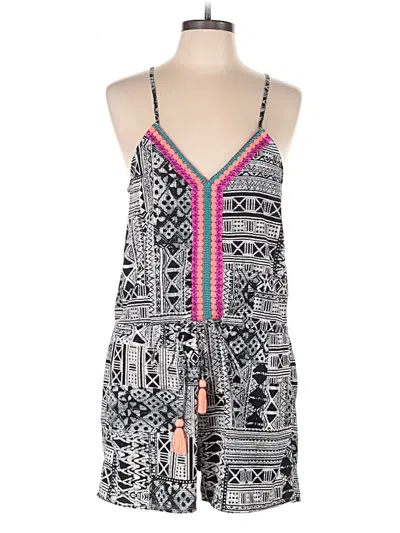 Pre-owned Blue Island Romper In Gray