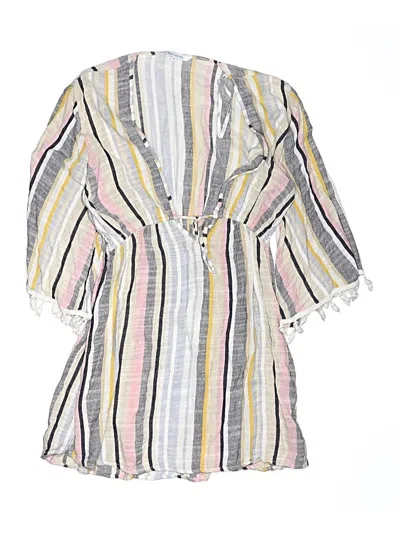 Pre-owned Blue Island Swimsuit Cover Up In Gray