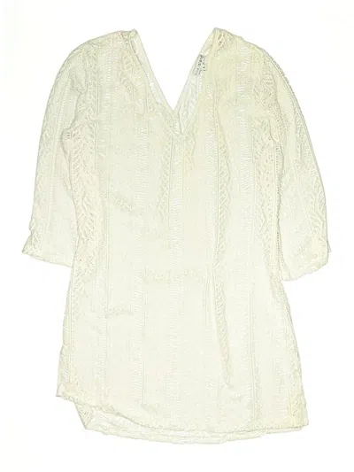 Pre-owned Blue Island Swimsuit Cover Up In Ivory