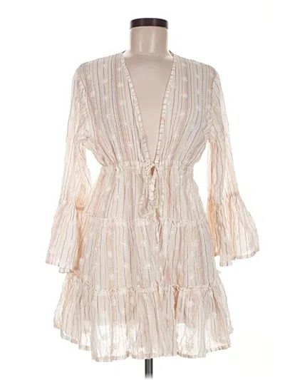 Pre-owned Blue Island Swimsuit Cover Up In Ivory