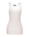 Blue Joint Woman Tank Top Light Pink Size M Viscose, Polyester, Polyamide, Elastane