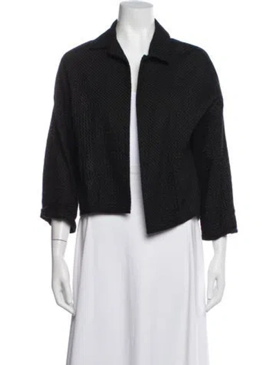 Pre-owned Blue Les Copains Jacket In Black