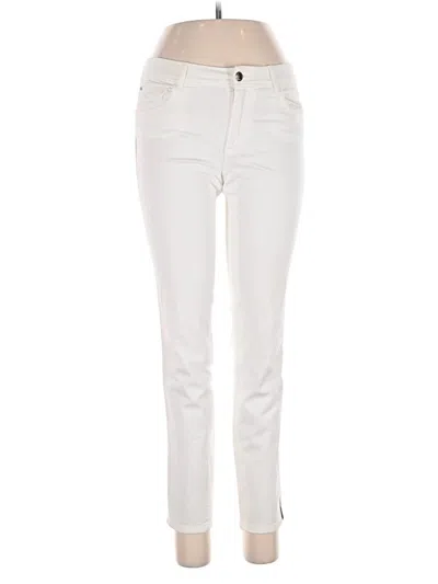 Pre-owned Blue Les Copains Jeans In White
