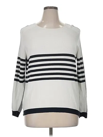 Pre-owned Blue Les Copains Pullover Sweater In Gray