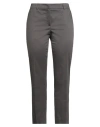 Blue Les Copains Woman Pants Charcoal Size 12 Cotton, Elastane In Gray