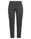 Blue Les Copains Woman Pants Charcoal Size 12 Cotton, Polyamide, Elastane In Black