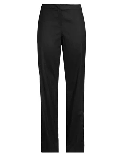 Blue Les Copains Woman Pants Charcoal Size 7 Wool, Elastane In Gray