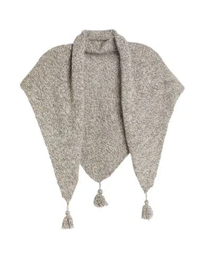 Blue Les Copains Woman Scarf Beige Size - Acrylic, Wool, Alpaca Wool In Sand