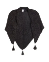 Blue Les Copains Woman Scarf Navy Size - Acrylic, Wool, Alpaca Wool In Blue