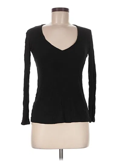 Pre-owned Blue Life 3/4 Sleeve T-shirt In Black