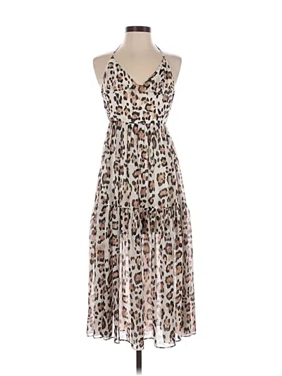 Pre-owned Blue Life Casual Dress In Brown