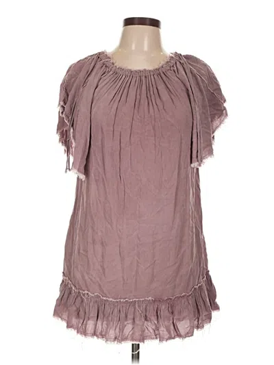 Pre-owned Blue Life Casual Dress In Brown