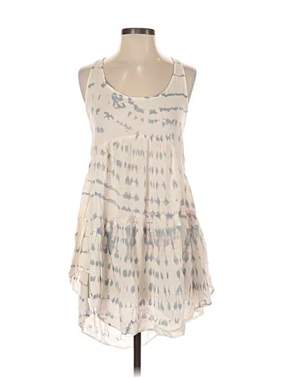 Pre-owned Blue Life Casual Dress In White