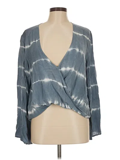 Pre-owned Blue Life Kimono In Blue