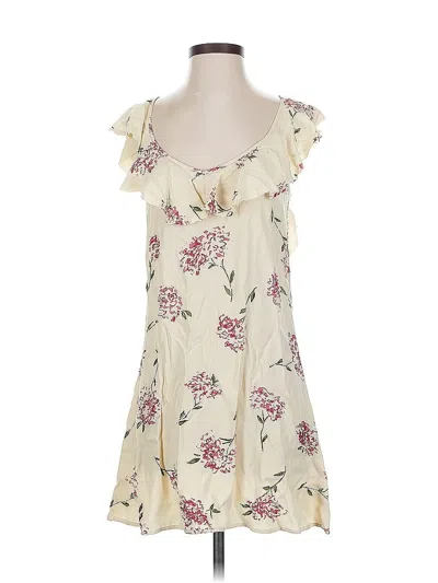 Pre-owned Blue Life Made In Sunny Califorina Casual Dress In White