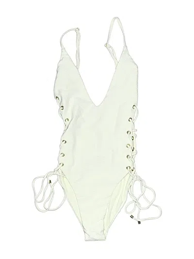 Pre-owned Blue Life One Piece Swimsuit In Ivory
