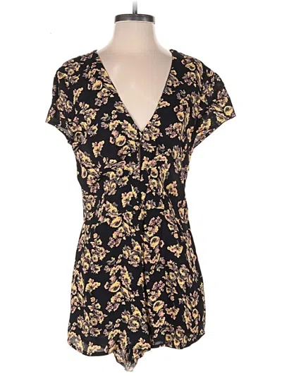 Pre-owned Blue Life Romper In Black