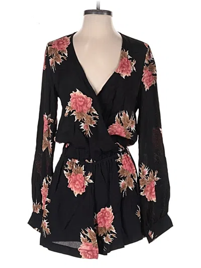 Pre-owned Blue Life Romper In Black