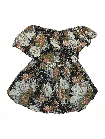 Pre-owned Blue Life Romper In Black