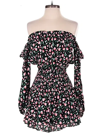 Pre-owned Blue Life Romper In Black