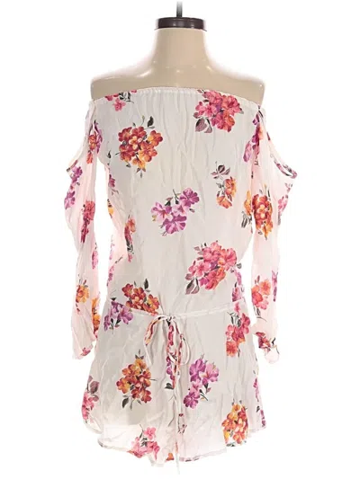 Pre-owned Blue Life Romper In Ivory