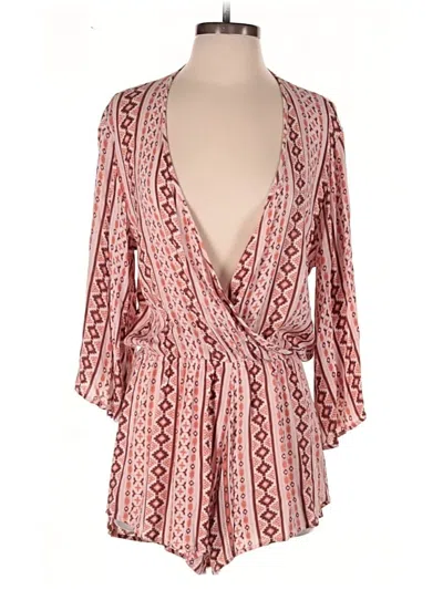 Pre-owned Blue Life Romper In Pink