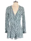 Blue Life Romper In Multi