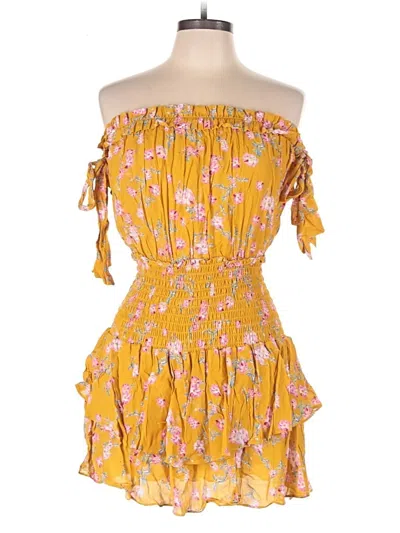 Pre-owned Blue Life Romper In Yellow