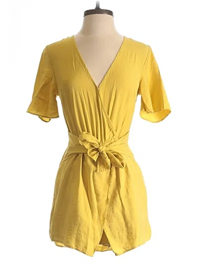Pre-owned Blue Life Romper In Yellow
