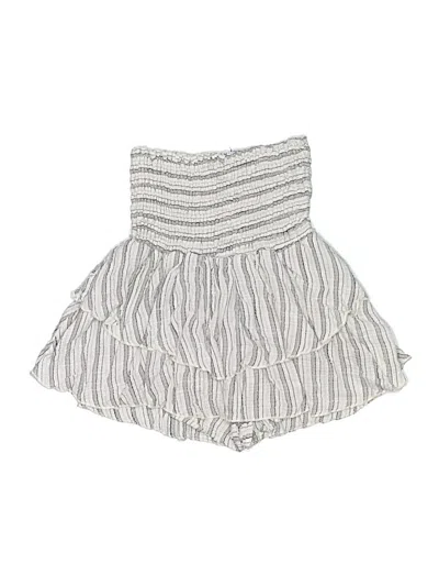 Pre-owned Blue Life Skort In Silver