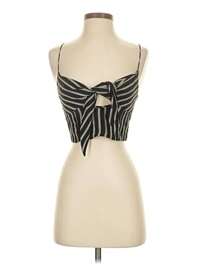 Pre-owned Blue Life Sleeveless Blouse In Black