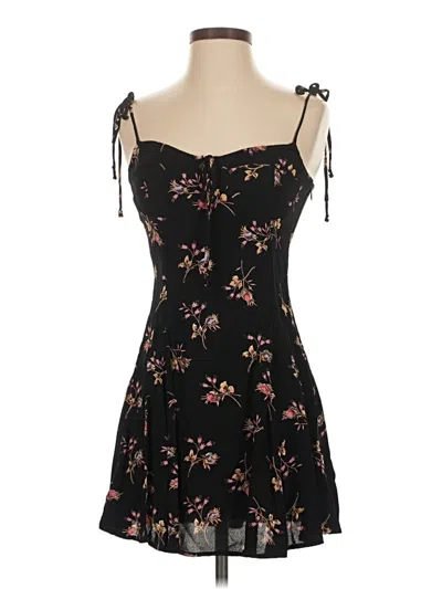 Pre-owned Blue Life Sleeveless Top Black Strapless Neckline Tops