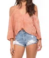 Blue Life Sophia Halter Top In Monaco Sunset