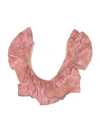 Pre-owned Blue Life Swimsuit Top Pink Swimwear