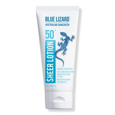 Blue Lizard Australian Sunscreen Sheer Body Lotion Spf 50+