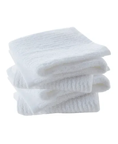 Blue Loom Bar Mop Kitchen Towel, Set Of 4 In White