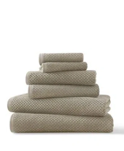 Blue Loom Lilly Cotton Rayon From Bamboo Towel Sets In Peony