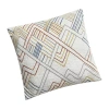 Blue Loom Savanah Square Throw Pillow In White