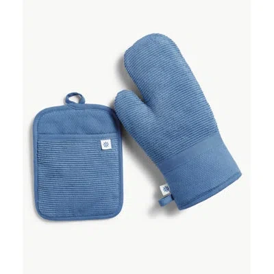 Blue Loom Tatum Kitchen Set, Denim, (multipack) In Blue