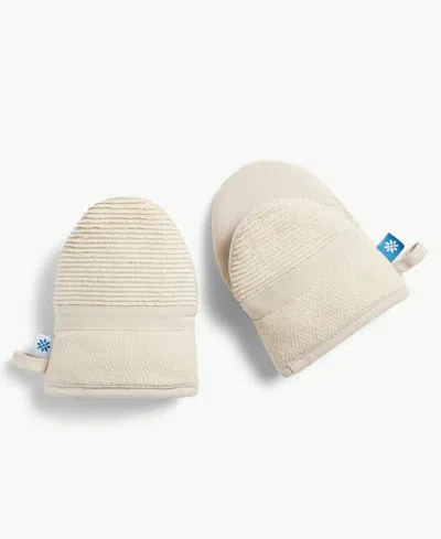 Blue Loom Tatum Mini Mitt, Set Of 2 In Tan