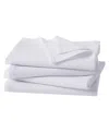Blue Loom White Flour Sack Kitchen Towel, Set Of 4 In White