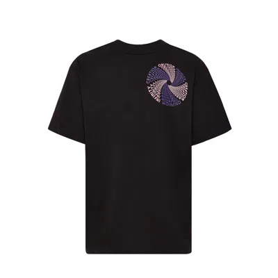 Blue Nude Women's Black Three Realms Organic Cotton Screenprint T-shirt