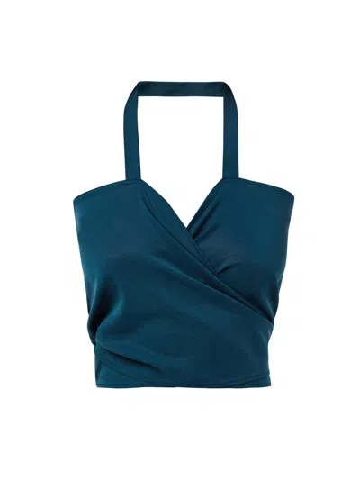 Blue Nude Women's Blue Hedone Wrap Halter Top