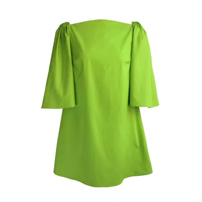 Blue Nude Women's Delphine Mini Dress - Lime Green