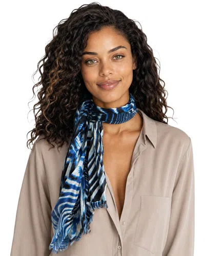 Blue Pacific Animal Safari Neckerchief In Multi