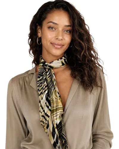 Blue Pacific Animal Safari Neckerchief In Multi