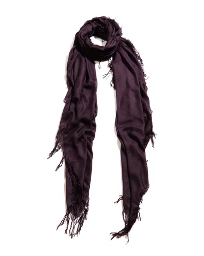 Blue Pacific Cashmere-blend Scarf In Purple