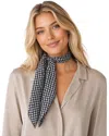 Blue Pacific Elephant Houndstooth Neckerchief In Multi